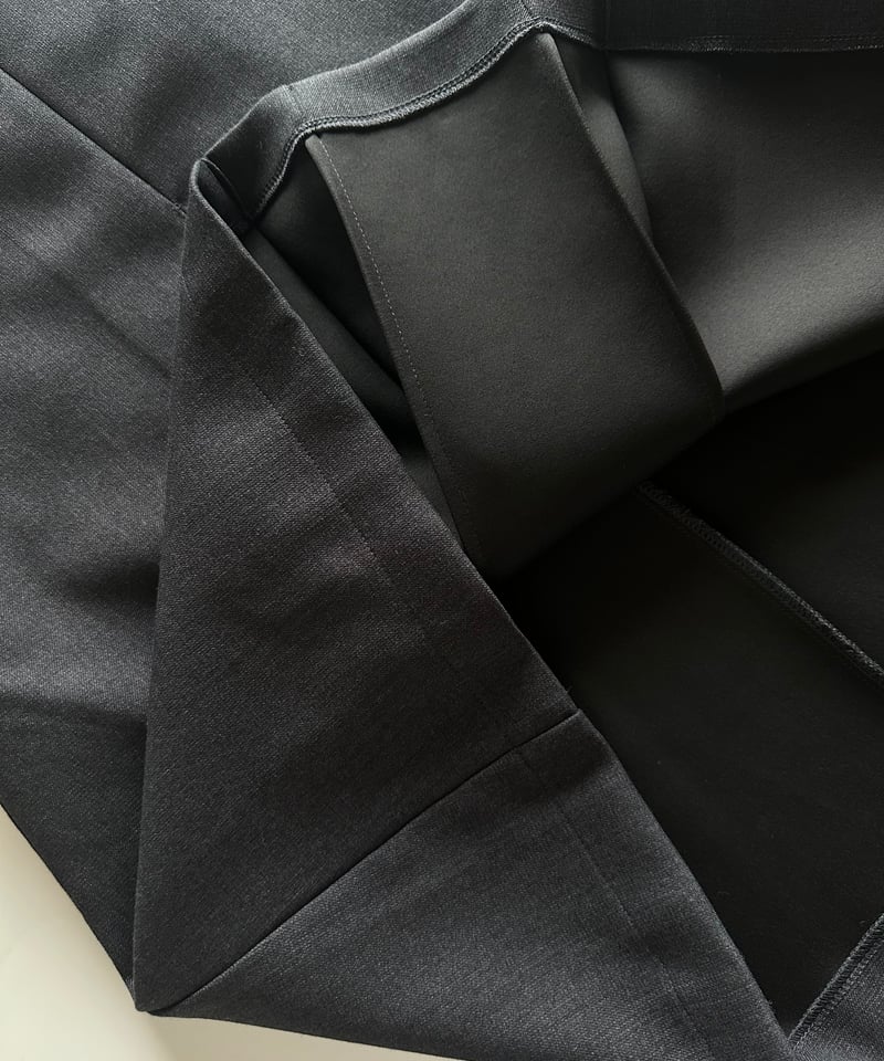 box pleats skirt gray | ok.soon