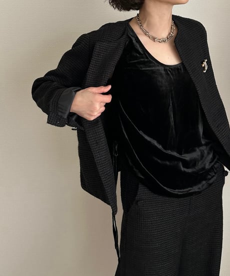 silk blend sleeveless