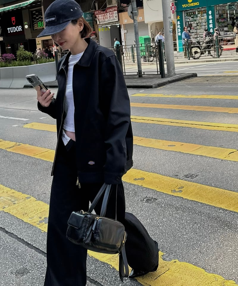 ok.soon×dickies wide chino pants (black) | ok.soon ok.soon×dickies wide chino pants (black) | ok.soon