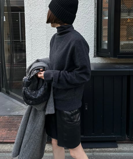 ［easy series］high neck sweater