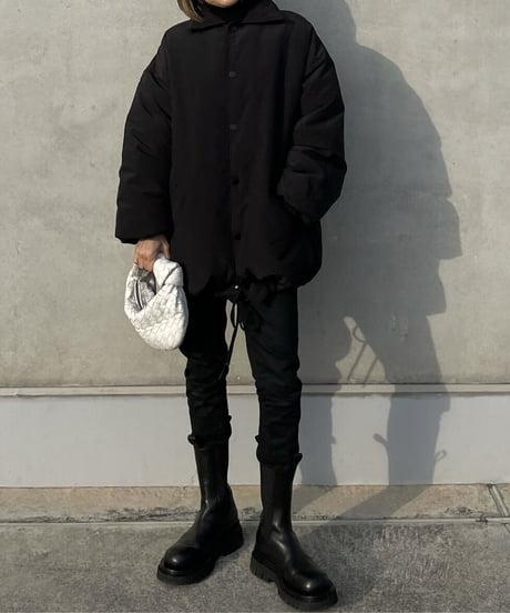 oversize coach jacket black
