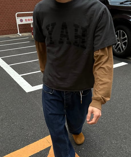 original logo t shirt black(sumikuro)
