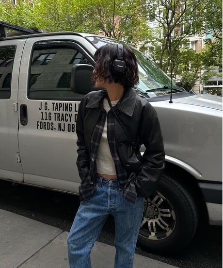 basic leather jacket