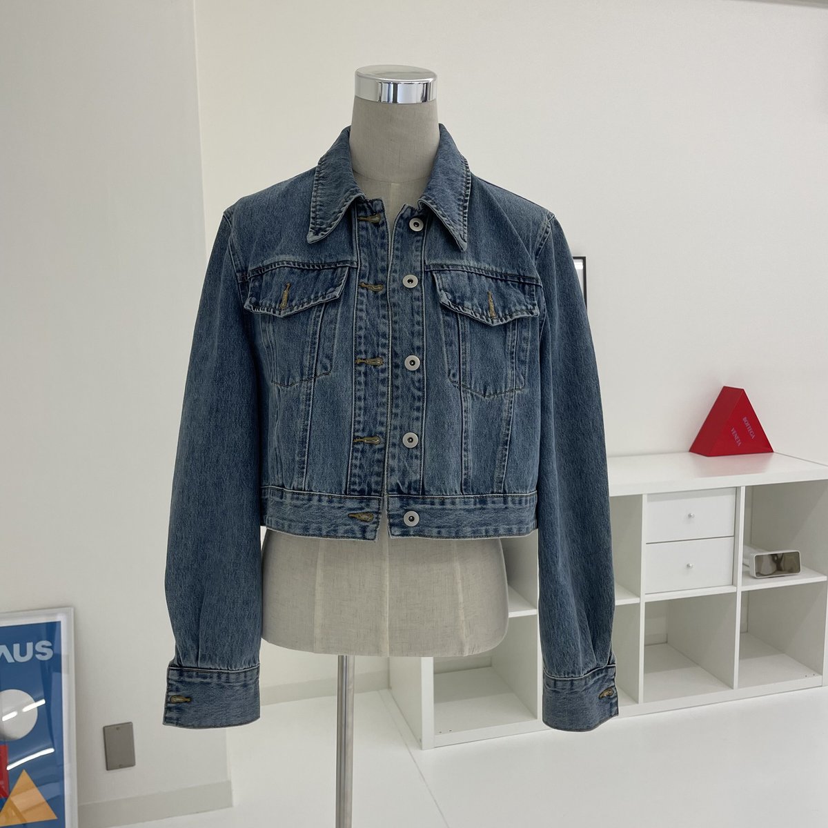 ok.soon クロップド　デニム　ジャケット ok.soon クロップドデニムジャケット