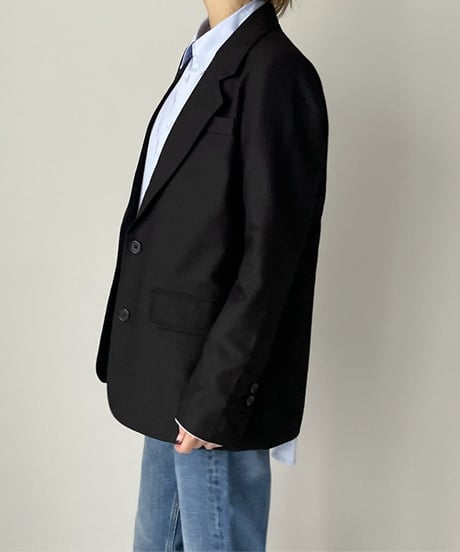 tailored jacket (black)