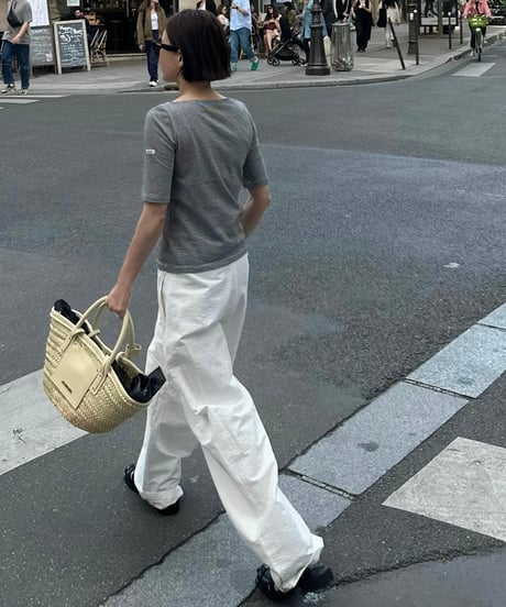 drawstring cotton pants white