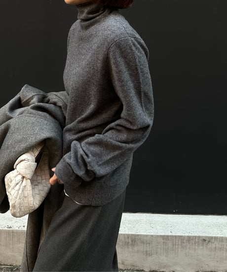 ［easy series］high neck sweater