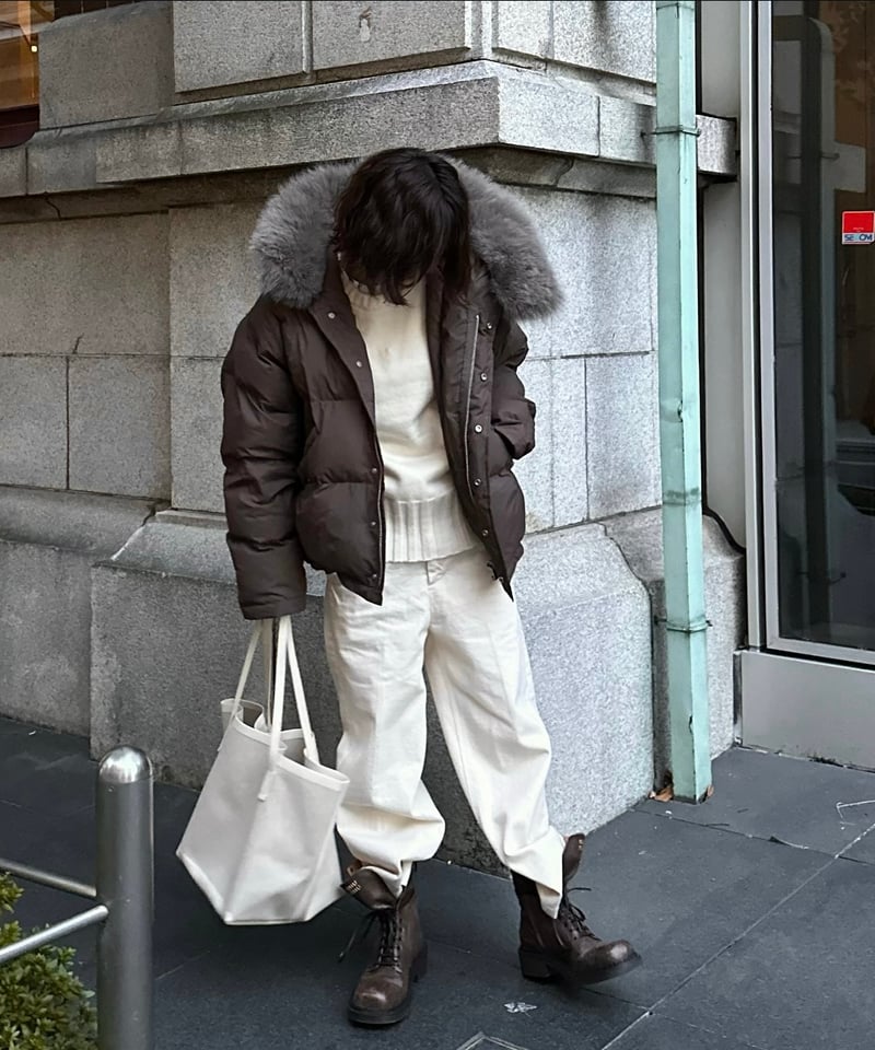 hooded down jacket(brown) | ok.soon hooded down jacket(brown) | ok.soon
