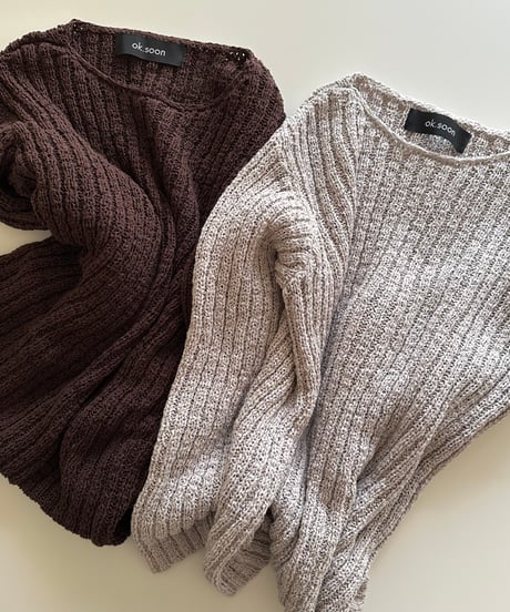 cotton mesh knit