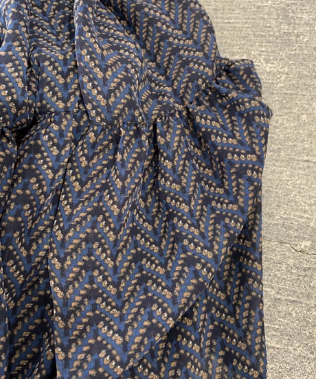 シフォンティアードロングスカート