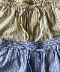 mulch stripe half pants (yellow/blue)