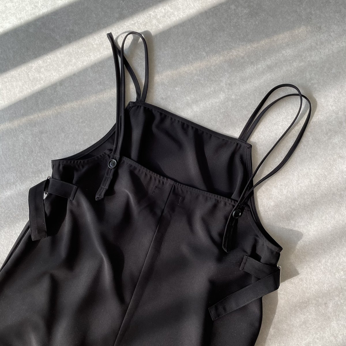 newサロペットblack  ok.soon オクスン newサロペットblack (レギュラー,ロングレングス) | ok.soon