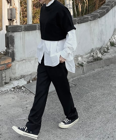 over size shirt white