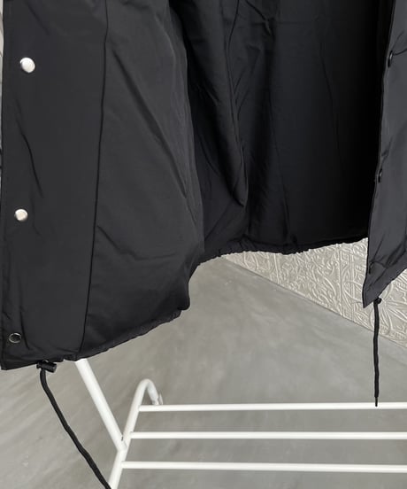 oversize coach jacket black