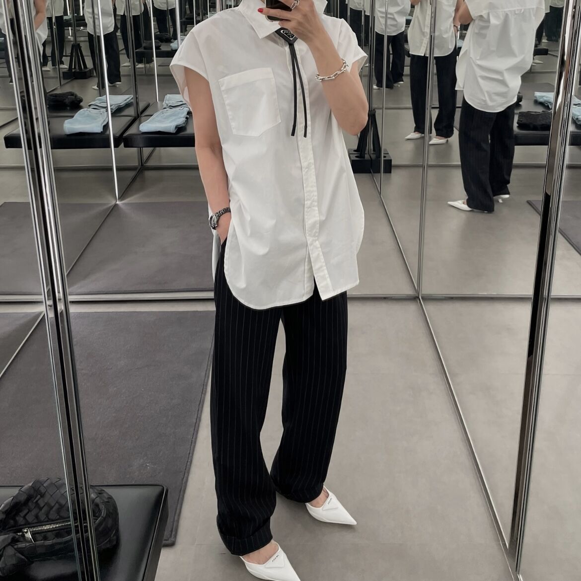 pinstripe slacks(0/1/2) | ok.soon