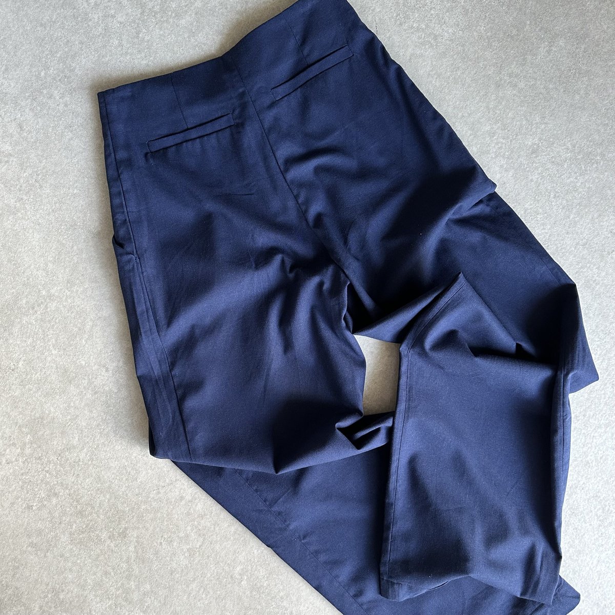wide slacks navy | ok.soon 