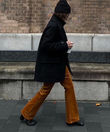 ok.soon×piccadilly velours pants(black/brown/camel)