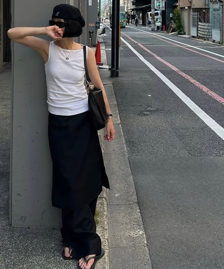 trousers with skirt