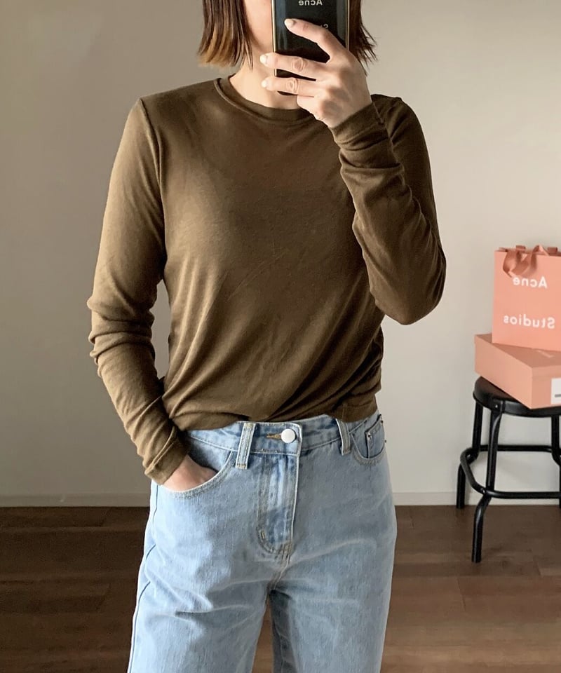 wool sheer tops | ok.soon