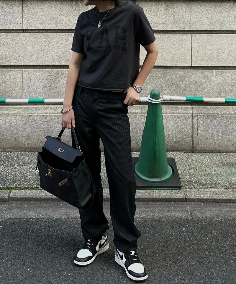 パンツ ok.soon pinstripe slacks 3 pinstripe slacks | ok.soon