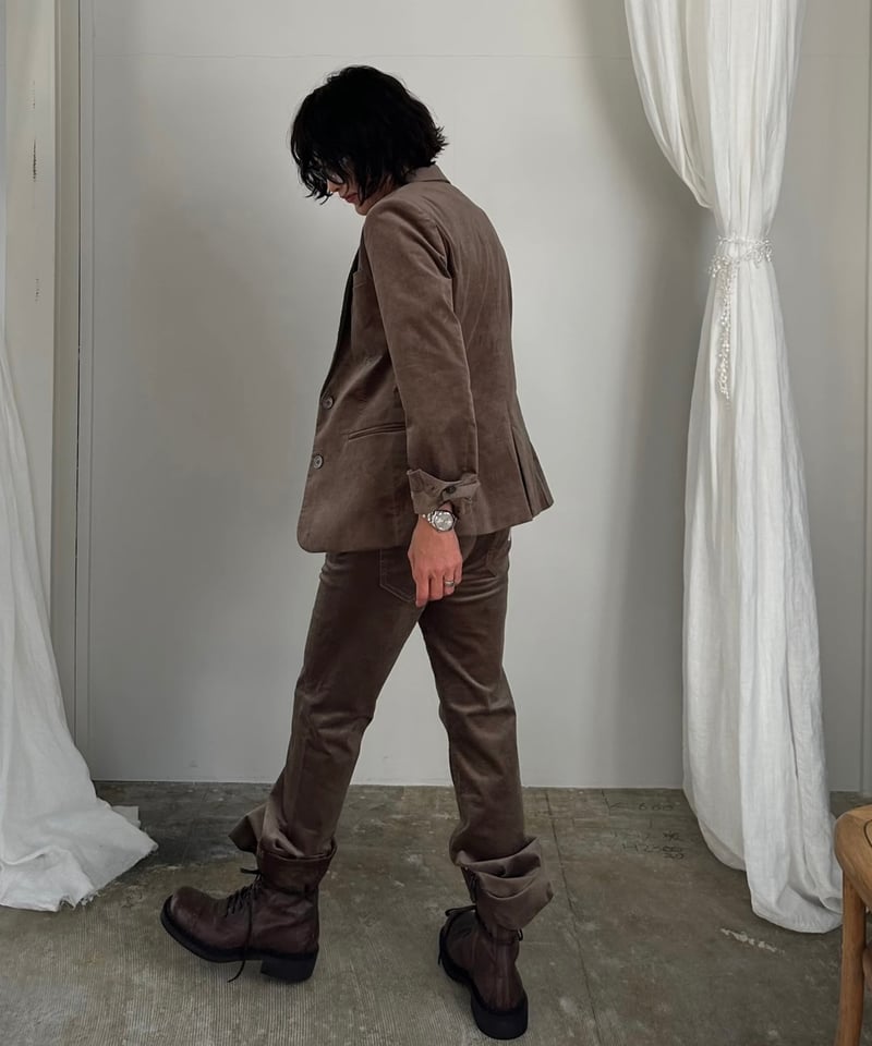 ok.soon×piccadilly velours pants(black/brown/ca ok.soon×piccadilly velours pants(black/brown/ca