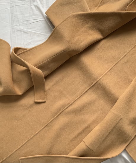 light melton coat(camel)