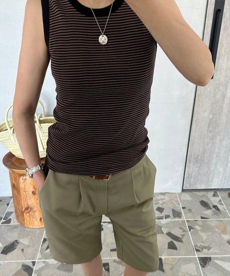 ok.soon×dickies chino half pants