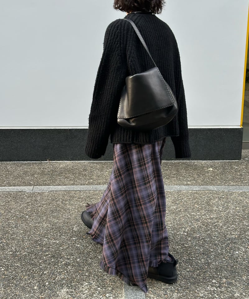 ok.soon チェック柄 ロングスカート tartan check long skirt | ok.soon