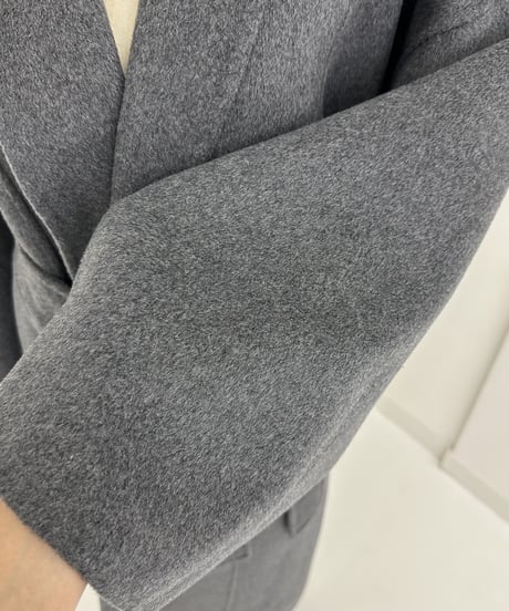 wool gown coat
