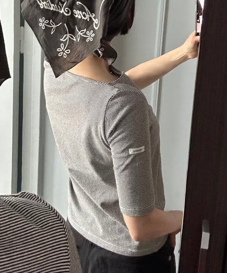 ok.soon×piccadilly MICRO BORDER TEE