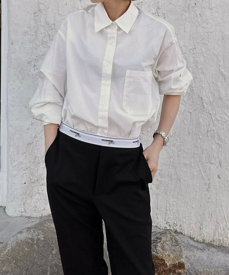 over size shirt white