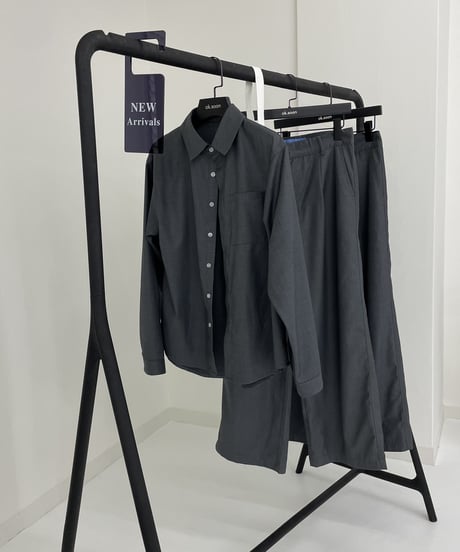 front fly shirt (gray)