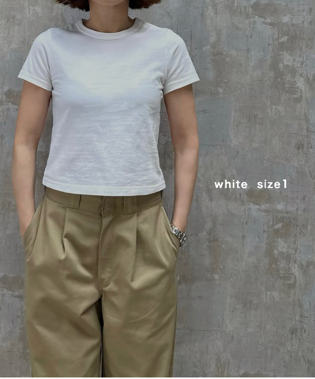 ok.soon Pack-T 半袖Tシャツ 白2枚セット ok.soon Pack-T 半袖Tシャツ 白2枚セット pack T shirt(white 2set)