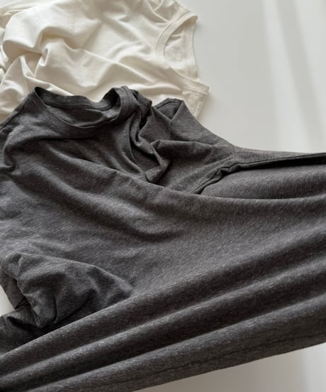 loose fit tshirt(gray/white)