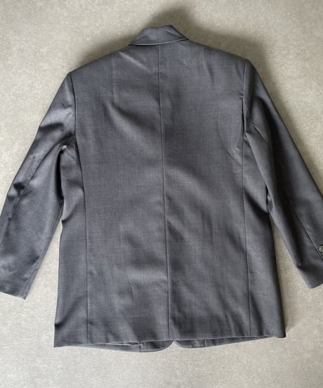over size set up suit(gray/beige)
