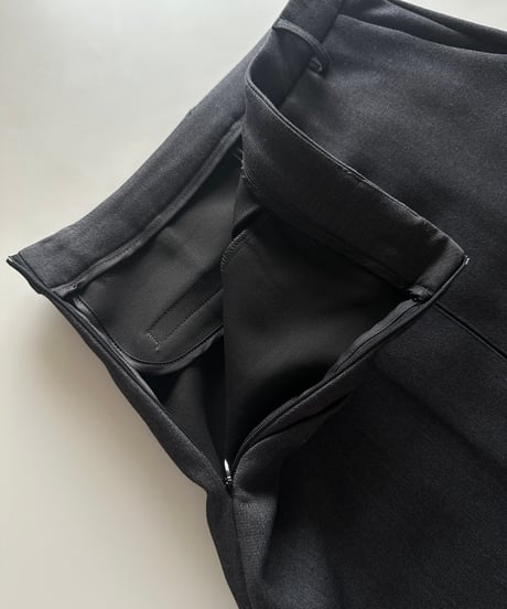 box pleats skirt gray