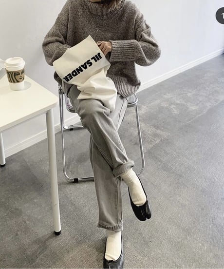rib socks (white/black/gray/beige)