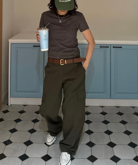 low rise cargo pants