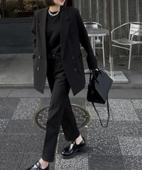 black set up suit