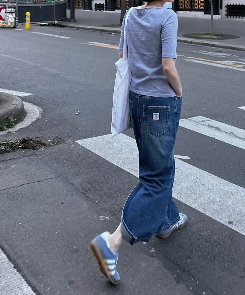 ok.soon×piccadilly OGC DENIM MAXI SKIRT | ok.soon ok.soon×piccadilly OGC DENIM MAXI SKIRT | ok.soon