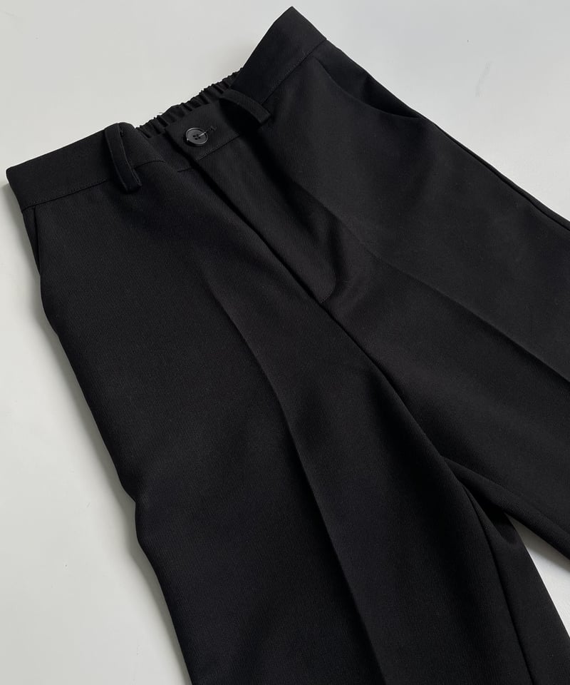 long length］wool blend straight slacks | ok.soon 