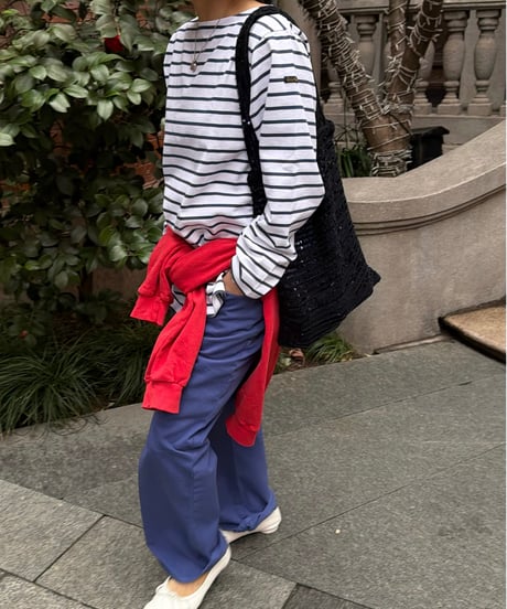 vintage blue cotton pants ⚠️初回と同じサイズになります