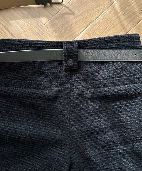 monotone tweed wide pants