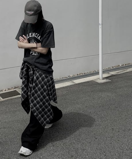 banding pants(black/gray)