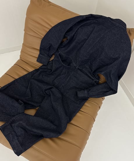 indigo denim all in one