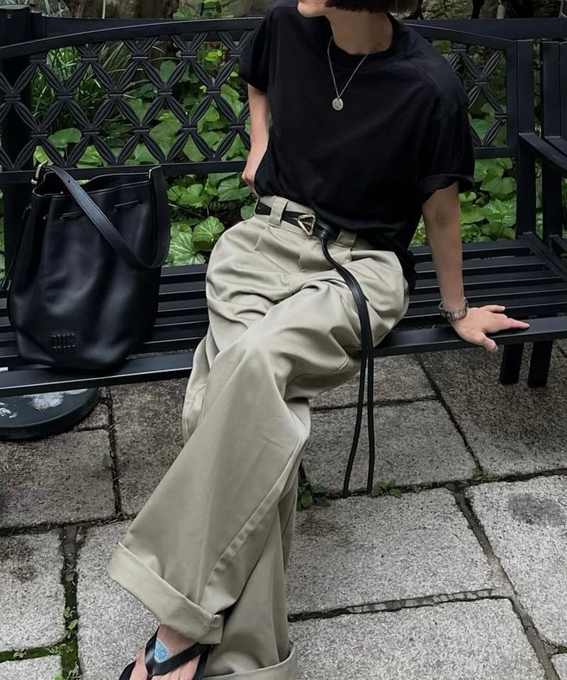 ok.soon×dickies wide chino pants(new beige) | o ok.soon×dickies wide chino pants(new beige) | o