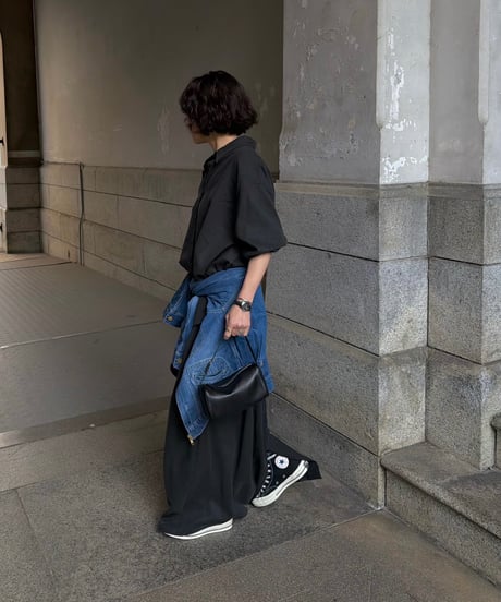 shirt&long skirt relax setup