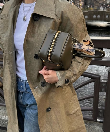linen balmachan coat