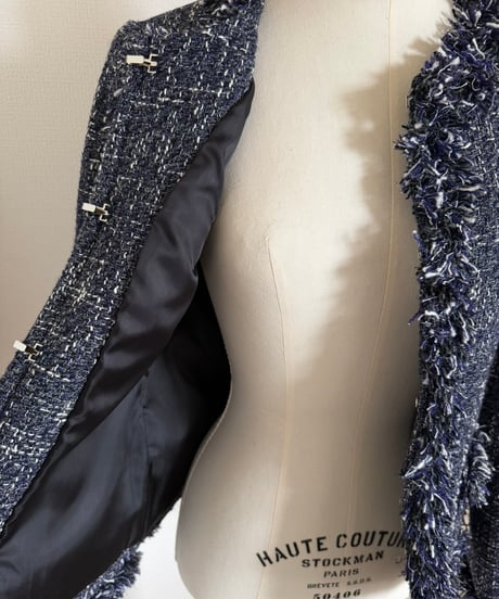 color tweed jacket