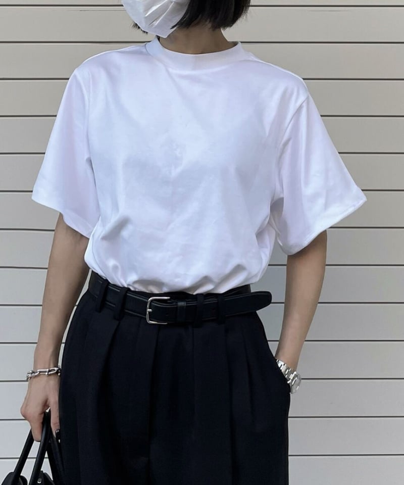 over size t-shirt (white/black) | ok.soon